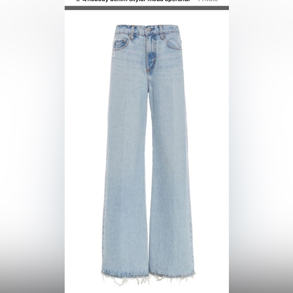 NWT Nobody Denim Skylar jeans size 26 sold out Revolve - Picture 4 of 9